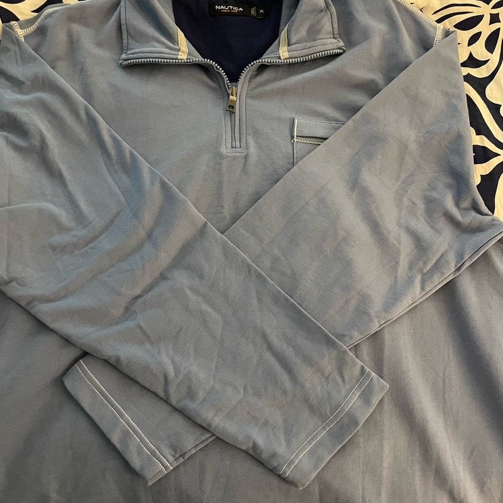 Men’s Nautica pullover zipper upper